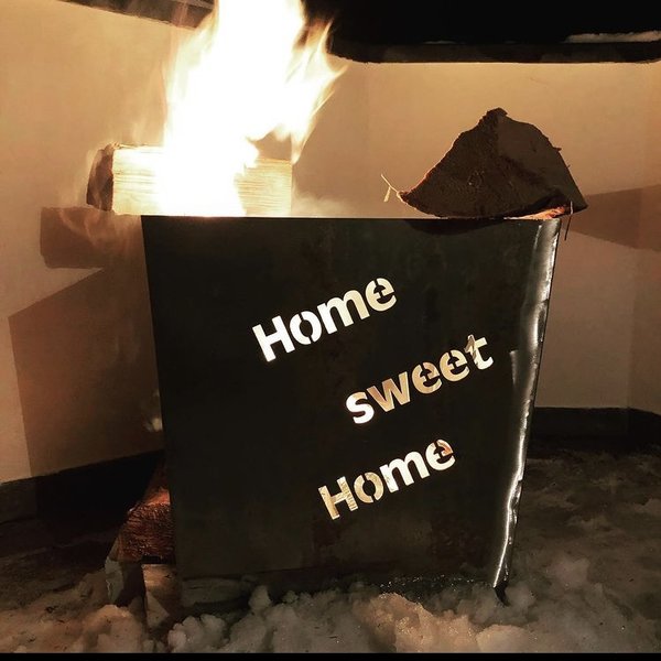 Feuertonne Home sweet Home klein