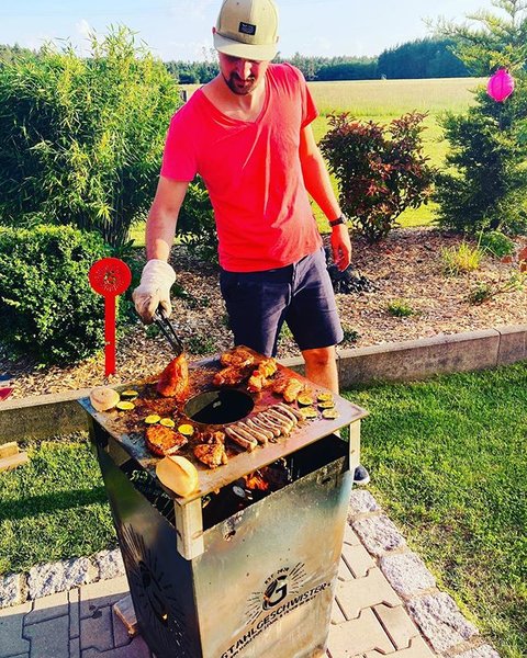 Feuertonnenzubehör Grillaufsatz