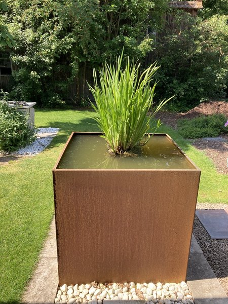 Pflanztrog Blumentopf Cortenstahl