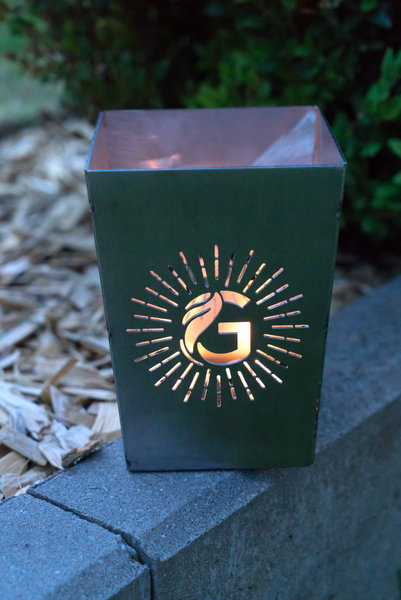 Windlicht Stahlgeschwister